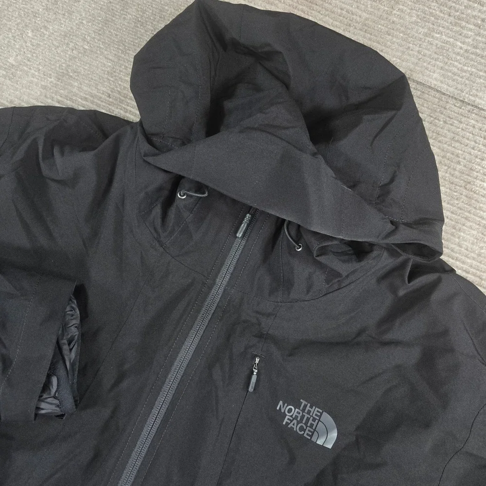 The North Face Mens XL Black DryVent Insulated Hooded NF0A2TCK Parka Jacket